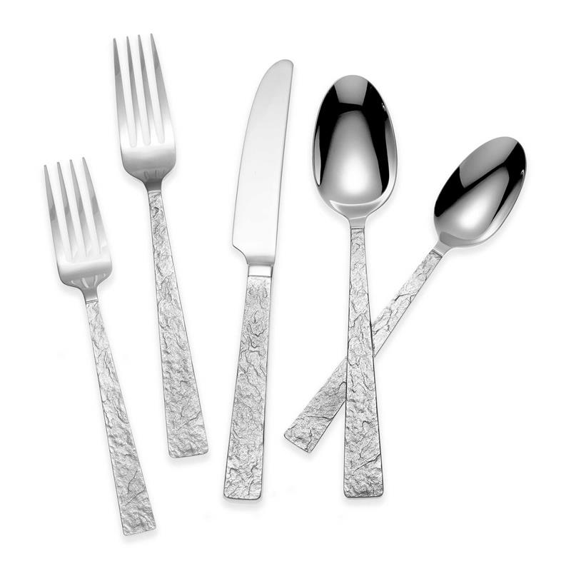 Yamazaki Smoke Silver 60Pc Flatware Set